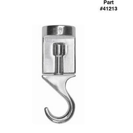 - Natural Wood Series - Aluminum Swivel Hook Pot Rack Hardware- Pack of 2