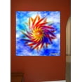 thumbnail image 2 of Wallhogs Xzendor7 Double Sunstar Twirl Wall Mural, 2 of 2