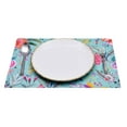 thumbnail image 4 of Cork Placemats Set of 18 for Dining Table, Table Placemats - Green Floral - Home Decor, 4 of 7
