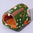 thumbnail image 6 of vnanda Comfortable Pet Bed Hamster Nest Anti-deform Comfortable Bite-resistant Pet Space Soft House for Small Pets Autumn Winter Cozy Bed for Good, 6 of 8