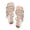 Gold, variant on Anuirheih Slip on Sandals Women,Womens Summer Fashion Slippers Solid Color Pinch Toe Design Flat Sandals(Gold)