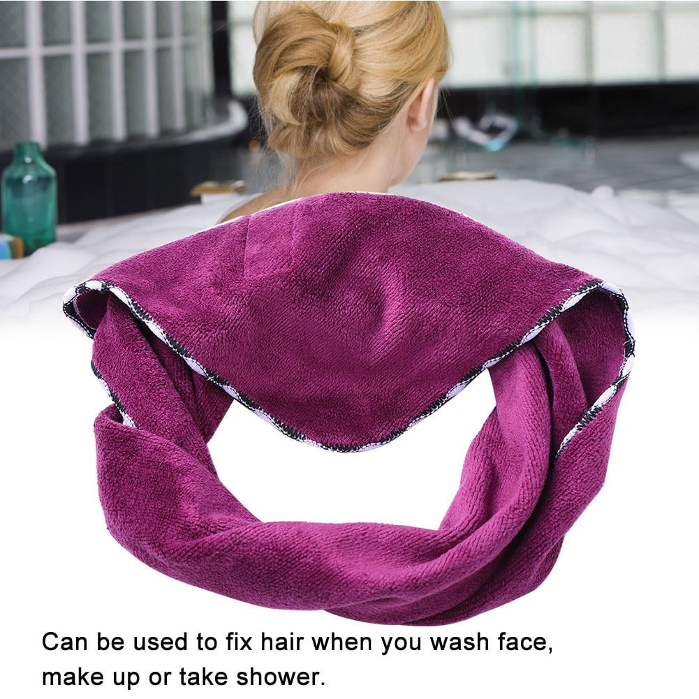 Sonew Bath Hair Wrap, Make Up Hair Wrap,Face Wash Makeup Elastic