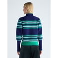 thumbnail image 3 of Free Assembly Women's Fair Isle Sweater with Puff Sleeves, Midweight, Sizes XS-XXL, 3 of 5