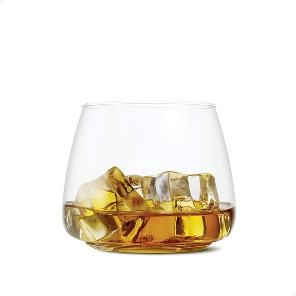 TOSSWARE POP 12oz Rocks SET OF 48, Recyclable, Unbreakable & Crystal Clear Plastic Cocktail Glasses