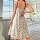 thumbnail image 5 of Camisola Sexy con estampado romántico para mujer, ropa de dormir para dormir, pijama informal bonito, falda para el hogar, camisones, lencería, 5 of 5