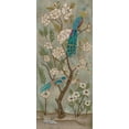 thumbnail image 2 of Zarris, Chariklia 13x24 Black Ornate Wood Framed with Double Matting Museum Art Print Titled - Gardenia Chinoiserie II, 2 of 4