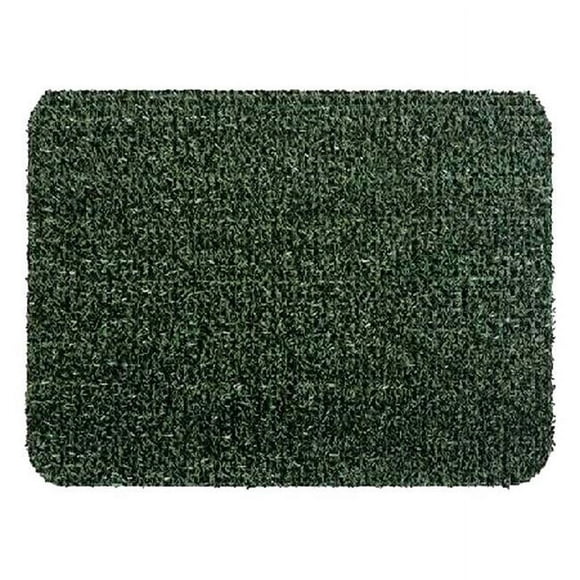 Grassworx 6296743 Tapis de Porte Antidérapant en Polyéthylène Vert de 24 x 18 Po