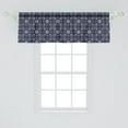 thumbnail image 2 of Ambesonne Oriental Window Valance, Vintage Spirals Curves, 54" X 18", Dark Violet Blue Pearl, 2 of 3