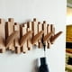 thumbnail image 5 of Perchero de madera plegable - Gancho montado en la pared Percha de entrada Gancho de madera natural, 5 of 6