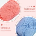 thumbnail image 2 of LOLIPPYY Cotton Crochet Yarn for Household Knitting, Assorted Colors for Sofa Cushions, Pillows, and Craft Projects, 2 of 5