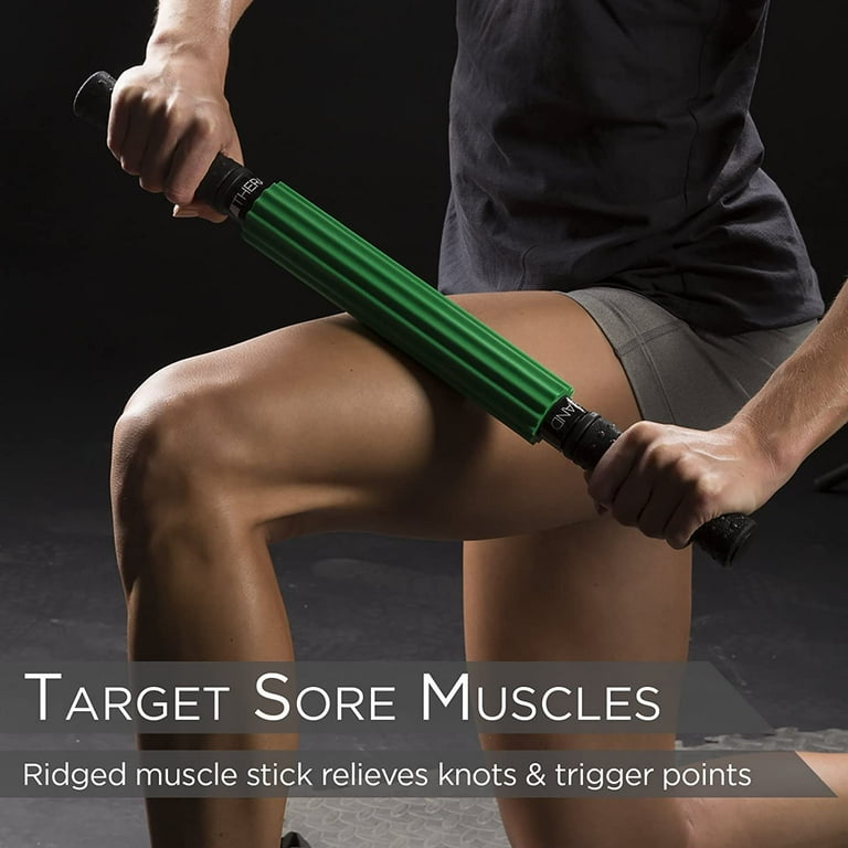 THERABAND Roller Massager+, Deep Tissue Massage, Trigger Point