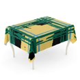 thumbnail image 1 of LADDKE Watercolor Simple Plaid Printing Pattern Hand Crossing Brush Strokes for Rustic Check T Tablecloth Table Desk Cover Home Party Decor 60x104 inch, 1 of 1