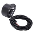 thumbnail image 2 of E Bike Governor, TPR Material Button  Operation Feel Cable Accelerator  for 22mm Handle Diameter Electric Bicycle, 2 of 8