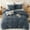Dark Gray, variant on BLEUM CADE Faux Fur Comforter Set Queen Size Off-White,3 Piece Fluffy Fuzzy Soft Bedding Set,Shaggy Comforter with 2 Pillowcases