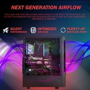 Gigatech Gaming Titan 5 Gaming PC Desktop Bundle - AMD Ryzen 5 9600X, RTX 5060, 32GB DDR5, 512GB SSD, RGB, Windows 11, Wi-Fi, Monitor