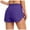 Purple, variant on biudgviw Swim Shorts for Women High Waisted Beach Summing Shorts with Pockets Stretch Athletic Boardshorts Bathing Bottoms