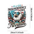 thumbnail image 3 of 4th Of July Patriotic Raptor Window Cling Independence Day Independence Stationary Window Decal For Home Glass Door Decor, 3 of 6