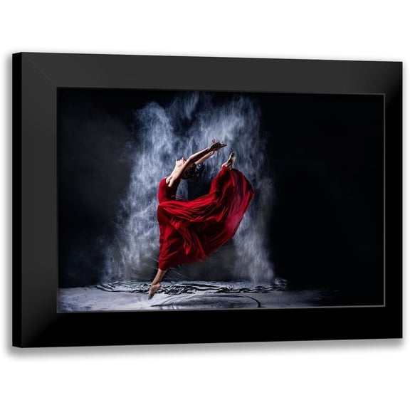 Kleiner, Petr 14x11 Black Modern Framed Museum Art Print Titled - Red Dancing