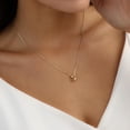 thumbnail image 2 of Bubble Initial Necklaces Dainty Gold Letter Necklace 14K Gold Plated Cute Name Choker Necklaces For Women Trendy Gold Personalized Jewelry Gift For Women[o6022], 2 of 2