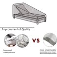 thumbnail image 5 of JTWEEN 2/1Pcs Sun Lounger Covers, Lounger Chair Cover, Outdoor Garden Sunbed Cover, Windproof, Waterproof Outdoor Patio Sun Lounger Cover, 5 of 9