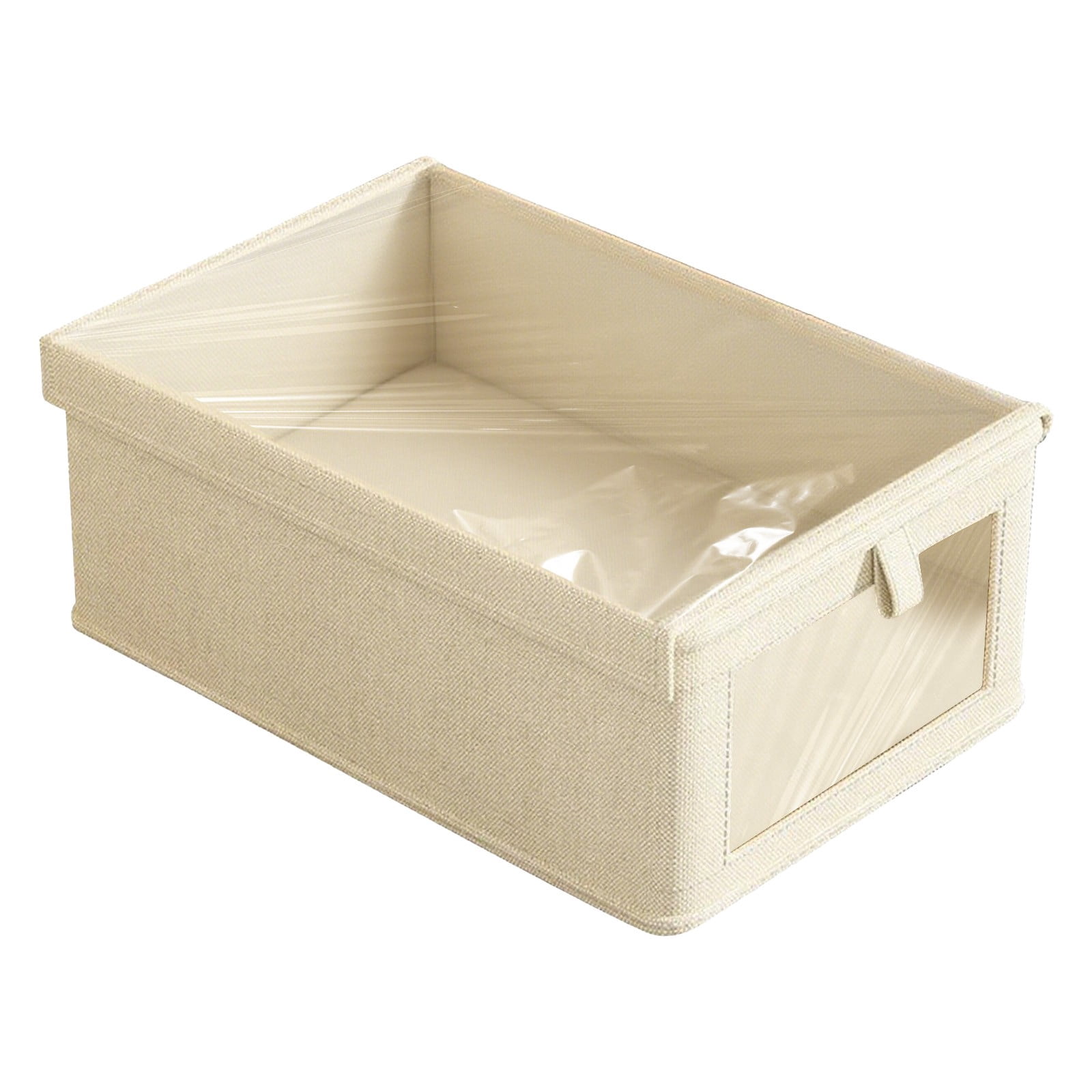 bbymog Storage Bins with Lids Visual Clothing Storage Box with Lid Storage Box Household Fabric Wardrobe Storage Box Pants Clothes Classification Storage Box Can Be Put Into The Wardrobe C