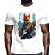 thumbnail image 2 of Camisetas casuales de manga corta con guitarrista de Funky Fox para hombre, camisetas gráficas, 2 of 8