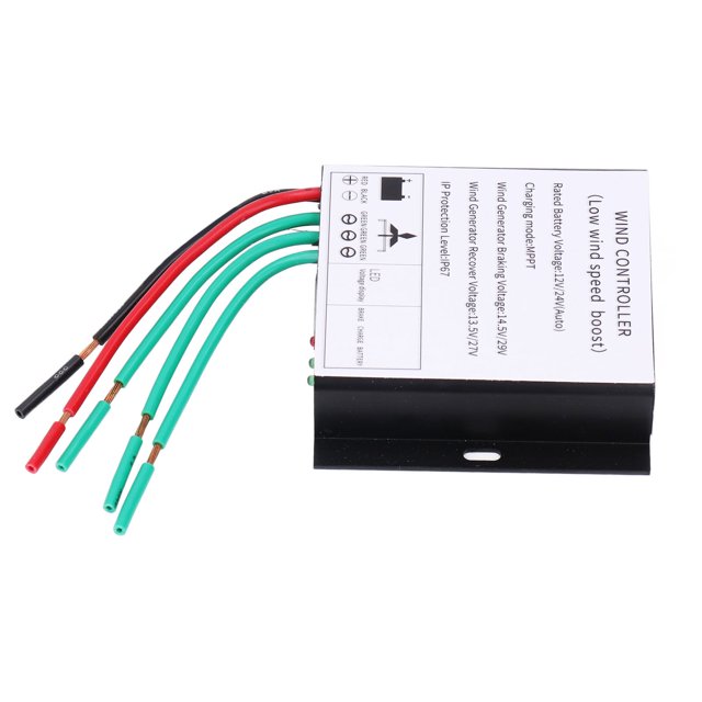 Controlador de Turbina Eólica, Controlador de Generador de Turbinas Eólicos Control MPPT 12V 24V 100-400W PARA BOTE DE PESCA