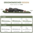 thumbnail image 5 of Camping Sleeping Pad, Ultralight Camping Mat with Pillow Built-in Foot Pump Inflatable Sleeping Pad for Camping Backpacking Hiking Traveling Tent, 5 of 12