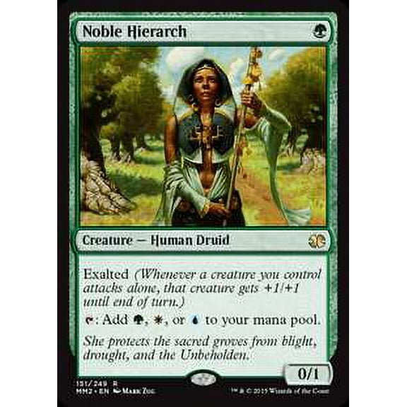 MtG Modern Masters 2015 Rare Noble Hierarch (FOIL) #151
