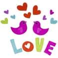 thumbnail image 4 of Northlight Set of 5 Double Sided Valentine's Day Gel Window Clings, 4 of 8