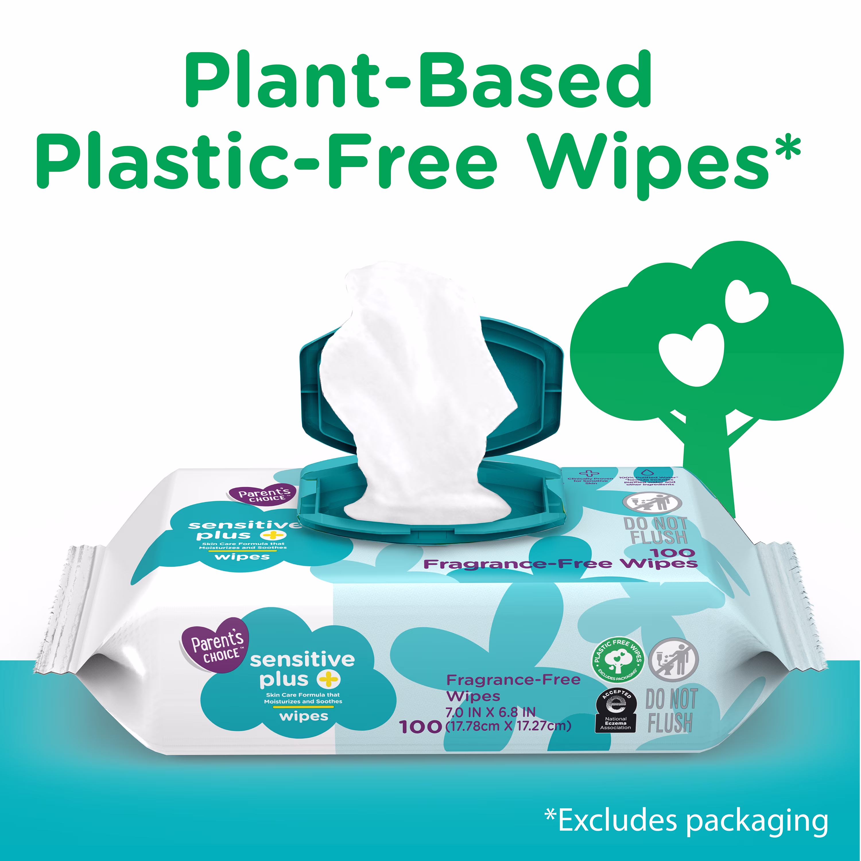 thumbnail image 6 of Parent's Choice Sensitive Plus Baby Wipes, 800 Count, 6 of 7