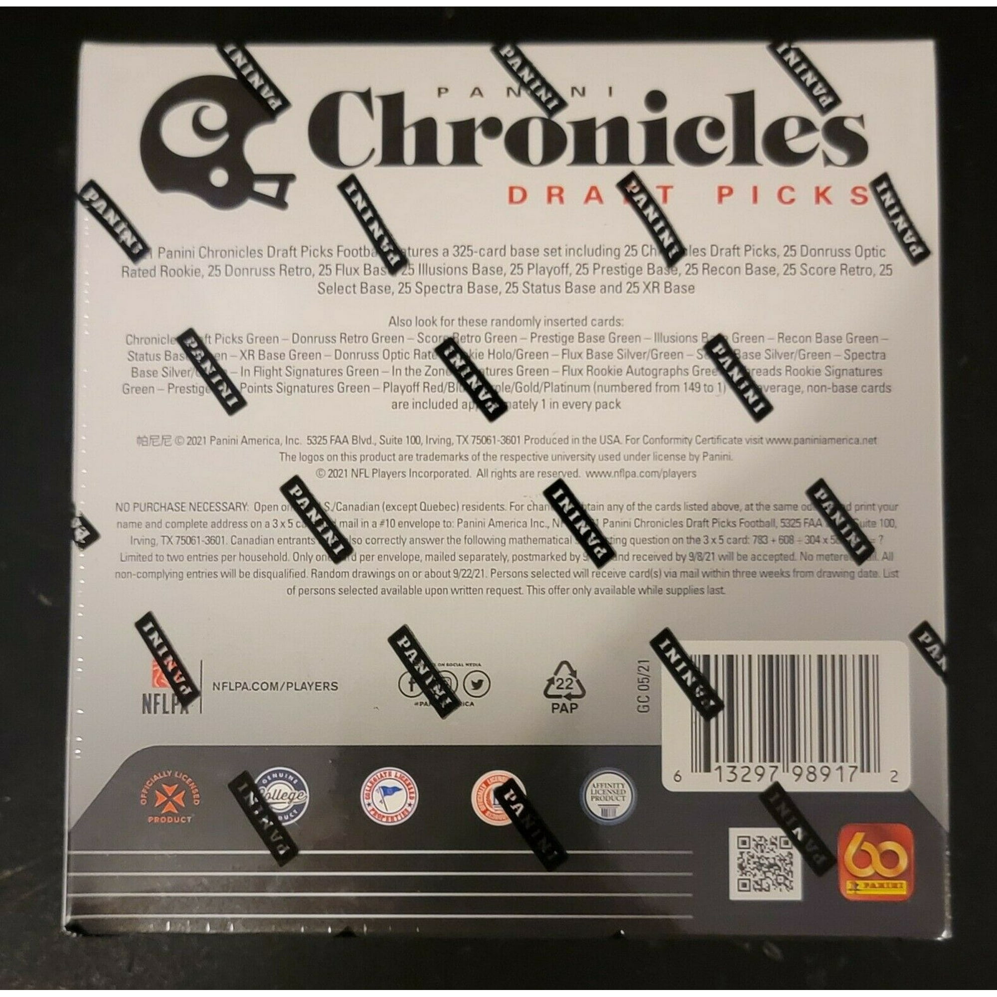 2021 Panini Chronicles NFL Football Draft Picks MEGA BOX Walmart Exclusive