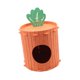thumbnail image 5 of Casa para gatos resistente a arañazos, protege alfombras y sofás, resistente al desgaste, práctica cama túnel para gatos, cama oculta para gatos de S, 5 of 10
