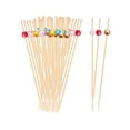 thumbnail image 3 of Palillos de cóctel,Selecciones de cócteles de madera navideñas Selecciones de frutas,Aperitivo Frutas Palillos De Bambú Decorativos,Decoraciones de comida para fiesta de Navidad Peal Food, 3 of 8