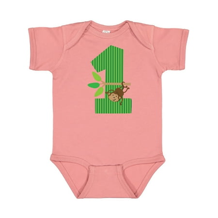 

Inktastic 1st Birthday Monkey Gift Baby Boy or Baby Girl Bodysuit