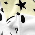 thumbnail image 5 of Hand Drawn Style Ghost Throw Blanket Cartoon Black Bat Stars Graffiti Bed Blanket for Kids Boys Girls Teens Happy Halloween Cute Wild Animal Flannel Blanket for Couch Throw 50x60, 5 of 6