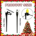 thumbnail image 3 of 1 Pcs Christmas Light Stakes,7.5 inch Yard Lawn Holiday Light Ground Stakes for C7 C9 Outside String Lights Universal Outdoor Light Holders for Christmas Decoration Lawn Path Driveway Green（No light）, 3 of 8