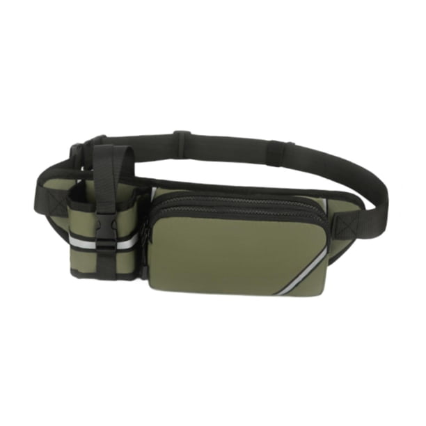 Riñonera, riñonera, bolsa de almacenamiento con bandas reflectantes, cinturón de hidratación, riñonera Verde