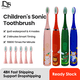 thumbnail image 2 of Cepillo de dientes eléctrico para niños, cepillo de dientes sónico recargable, 4 modos, cepillo de dientes con cabezal de repuesto, 2 of 5