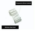 thumbnail image 2 of Clear Bra Straps, Transparent Bra Straps Adjustable Non Slip Invisible Bra Straps Replacement for Women Strapless Bra, 2 of 10