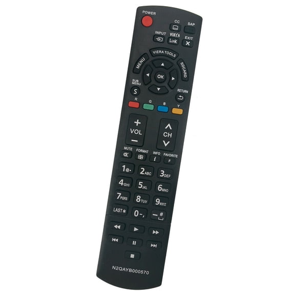 New N2QAYB000570 Replace Remote for Panasonic TV TC-P60S30UA TC-P60S30 TC-P50S30