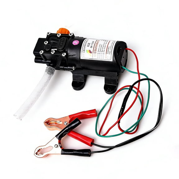 12V Oil Transfer Pump, Motor Engine Oil Fluid Extractor Electric Siphon Transfer Change Pump Oil for Car Boat ATV 