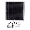 thumbnail image 1 of Panel de alta eficiencia con salida tipo C para automóviles, embarcaciones, vehículos recreativos y uso en exteriores Cargador solar monocristalino de 18 V y 12 W, 1 of 8