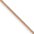 thumbnail image 2 of Auriga Fine Jewelry 14K Rose Gold 1.05mm Spiga Chain Necklace 18inch for Women, 2 of 6
