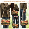 thumbnail image 4 of FORMRS Womens Shoulder Bag with Chain Strap Clutch Purse Cute Tote Handbag, Abstract Desert Pattern, 4 of 7