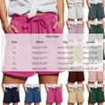 thumbnail image 4 of Bloomae Sweat Shorts for Women Lightweight Casual Summer Drawstring for Gym Lounge Workout Short Pants Loose Fit Elastic High Waist Comfy Beach Vacation Wide Leg Shorts with Pockets, 4 of 10