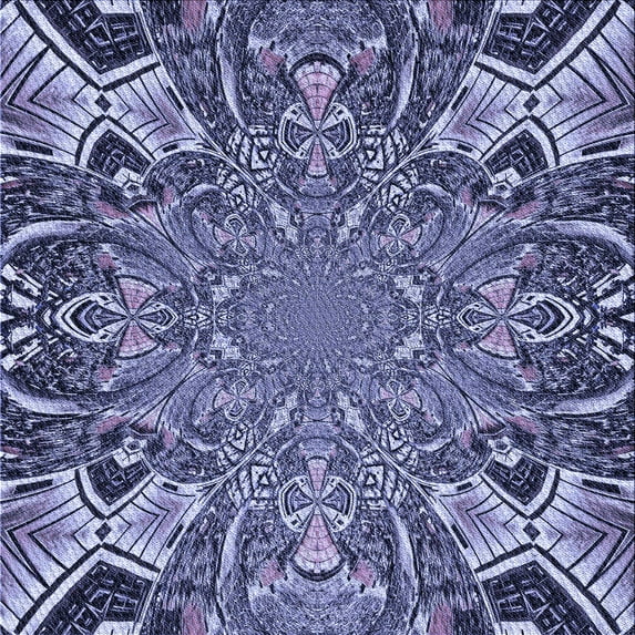 Ahgly Company Indoor Square Patterned Blue Whale Blue Area Rugs, 6' Square