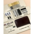 thumbnail image 2 of Nicpro 29PCS Art Mechanical Pencils Set in Leather Case, Gold Metal Drafting Pencil 0.5, 0.7, 0.9 mm, 2mm Lead Pencil Holders for Sketching Drawing With 15 Tube (4B 2B HB 2H 4H & Colored)Lead Refills, 2 of 5
