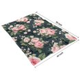 thumbnail image 4 of Pioneer Flower Floral Print Pattern Blanket,Comfortable Soft Lamb Wool Throw Blanket,All Season,Warm Lightweight Blankets for Sofa Bed Couch Living Room Chair,40"x50", 4 of 4