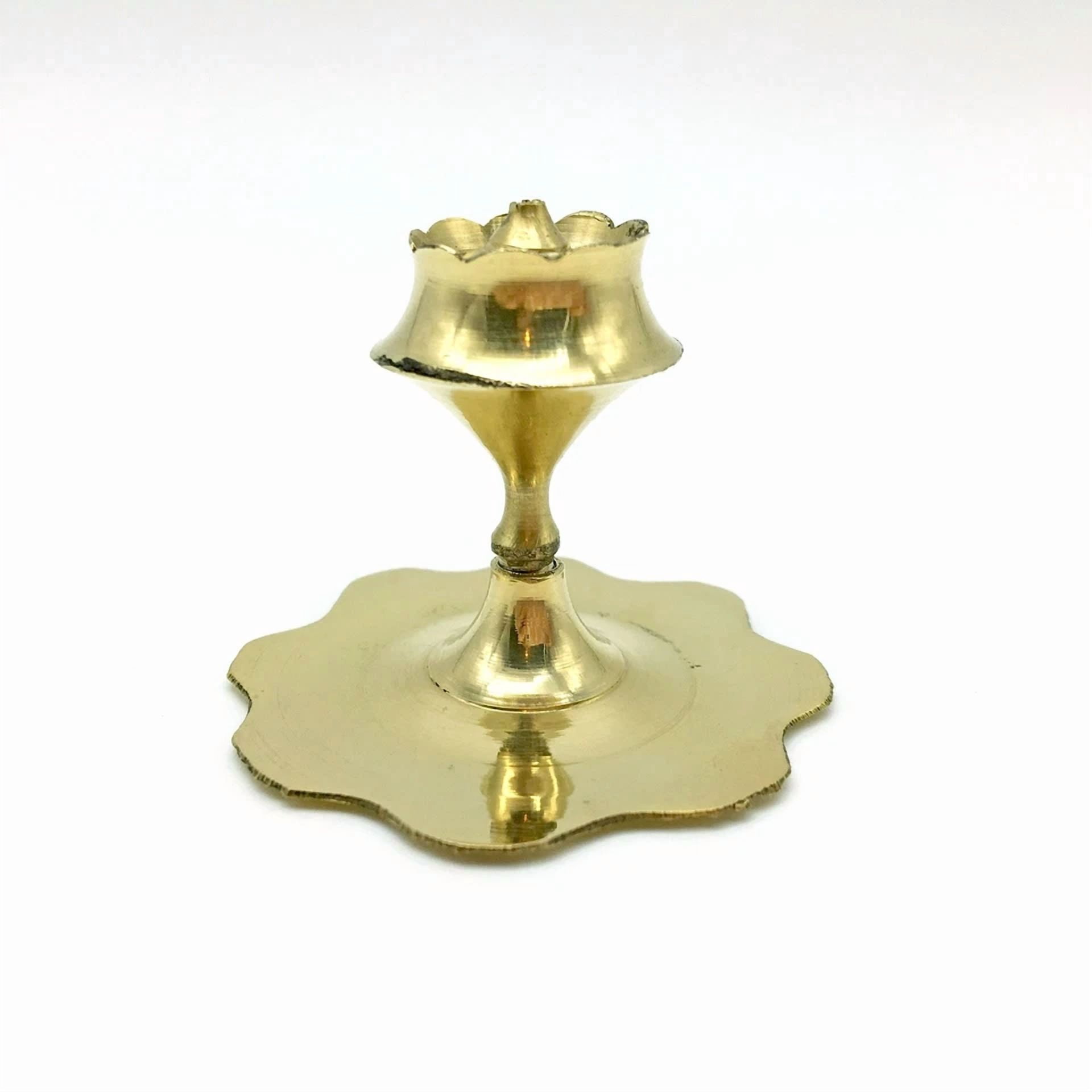 BUTTERFLY- Mini Brass Stand Incense Stick Holder Ash Catcher Stick Burner Agarbatti 1.8”
